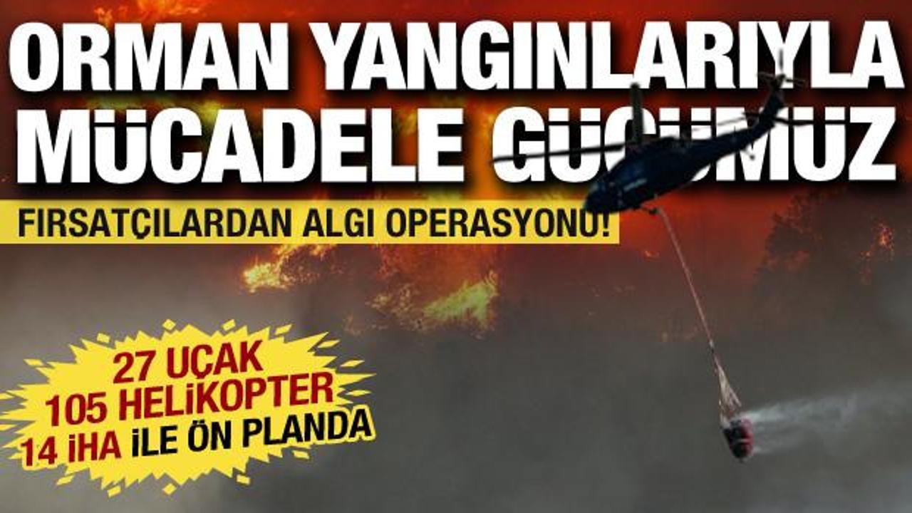 "Yangın söndürme uçağı yok" diyerek algı başlatılmıştı: İşte 2025 yangın söndürme filosu