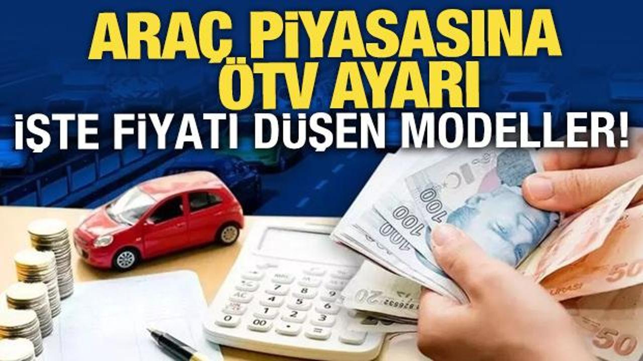 Yeni ÖTV düzenlemesi bazı marka ve modellerin fiyatlarını düşürdü