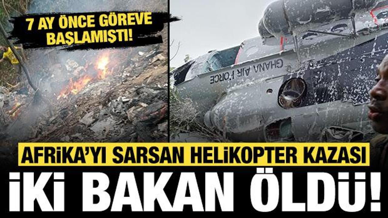 Afrika ülkesini sarsan olay: 2 bakan helikopter kazasında öldü!