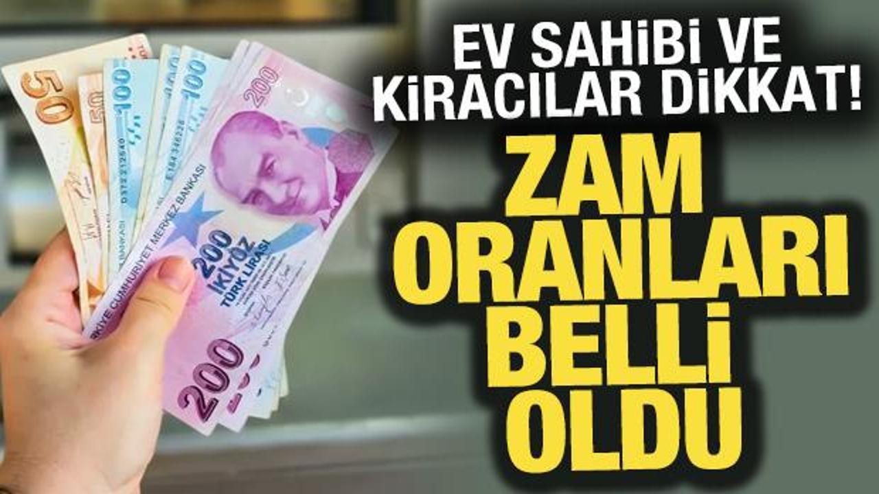 Ağustos ayı kira artış oranı belli oldu