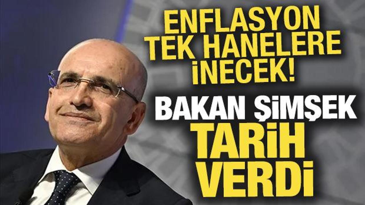 Bakan Şimşek: Enflasyonda 2027'de tek haneye ulaşacağız
