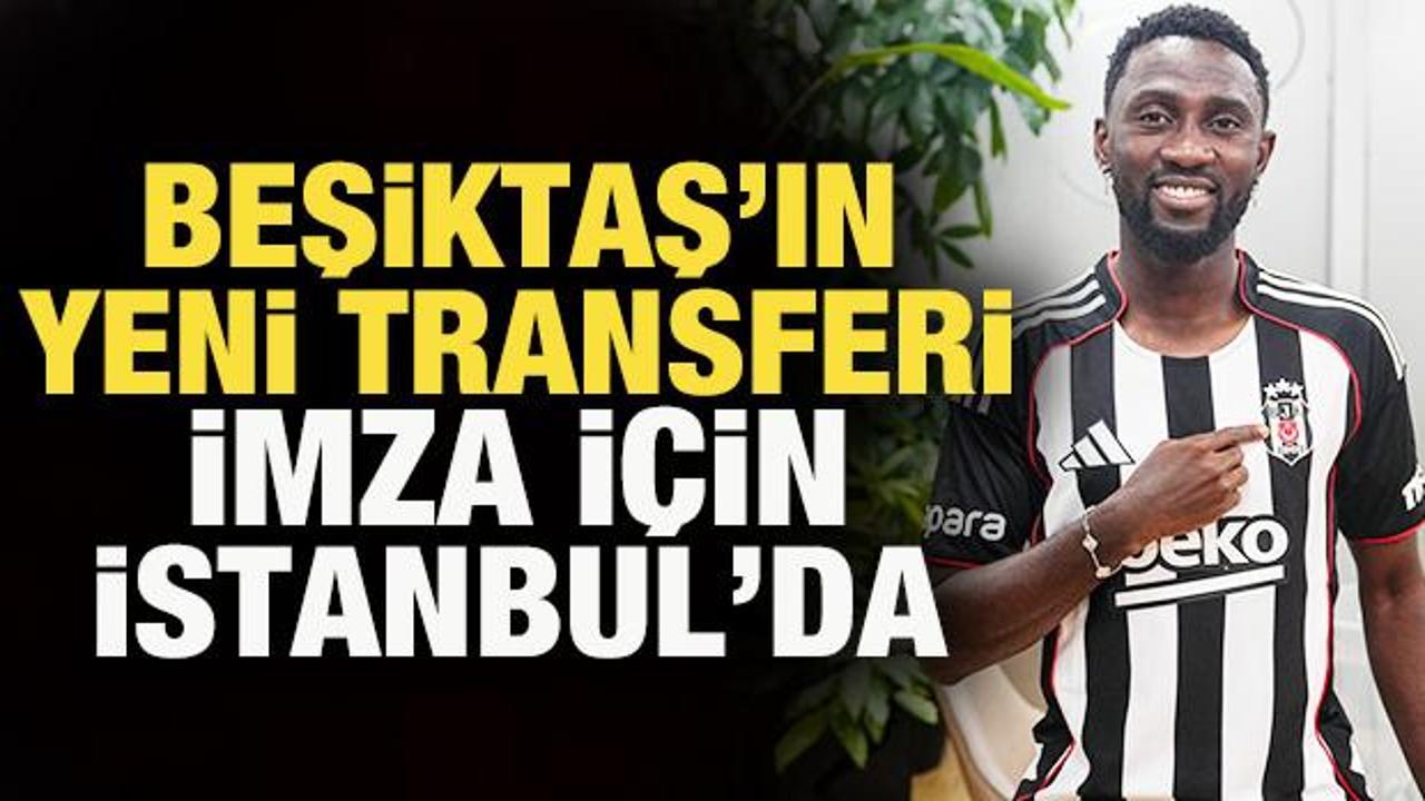 Beşiktaş'ın yeni orta sahası Ndidi imza için İstanbul'da
