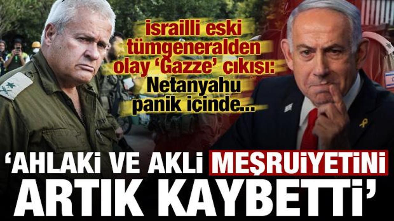 İsrailli eski Tümgeneral, Netanyahu'yu sert uyardı: Ahlaki ve akli meşruiyetini kaybetti!