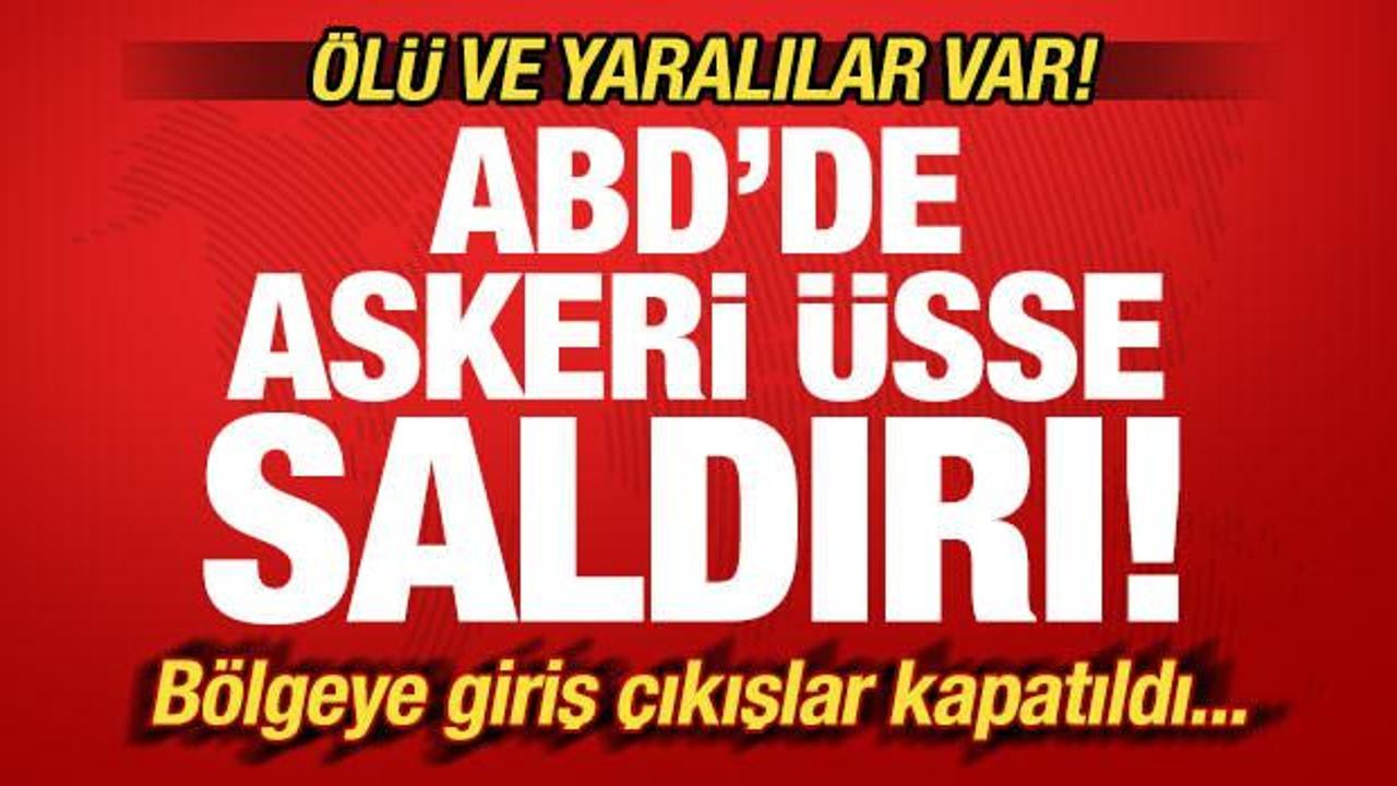 Son dakika: ABD'de askeri &uuml;sse saldırı! B&ouml;lgeye giriş &ccedil;ıkışlar kapatıldı! Kayıplar var