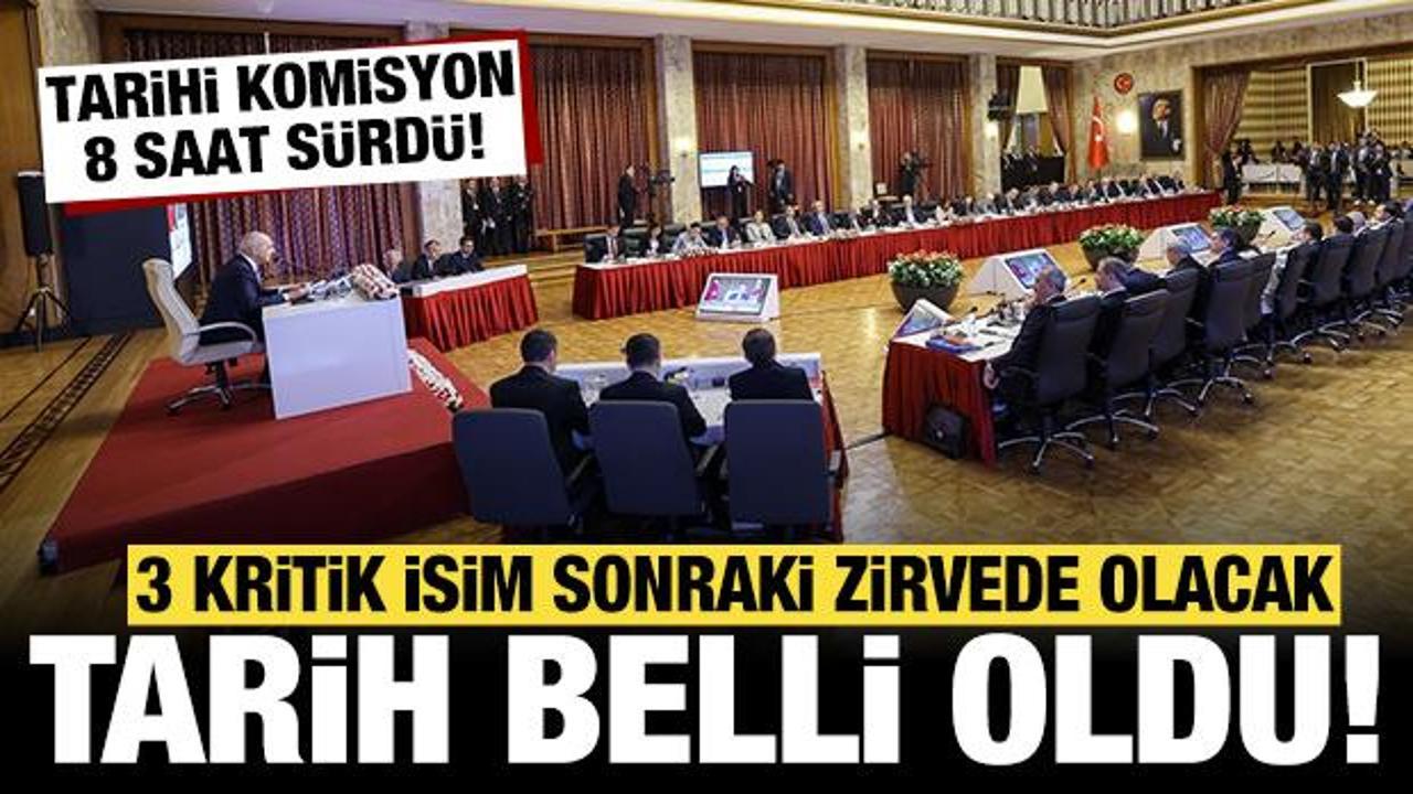 Tarihi komisyonun Meclis'teki ilk toplantısı sona erdi