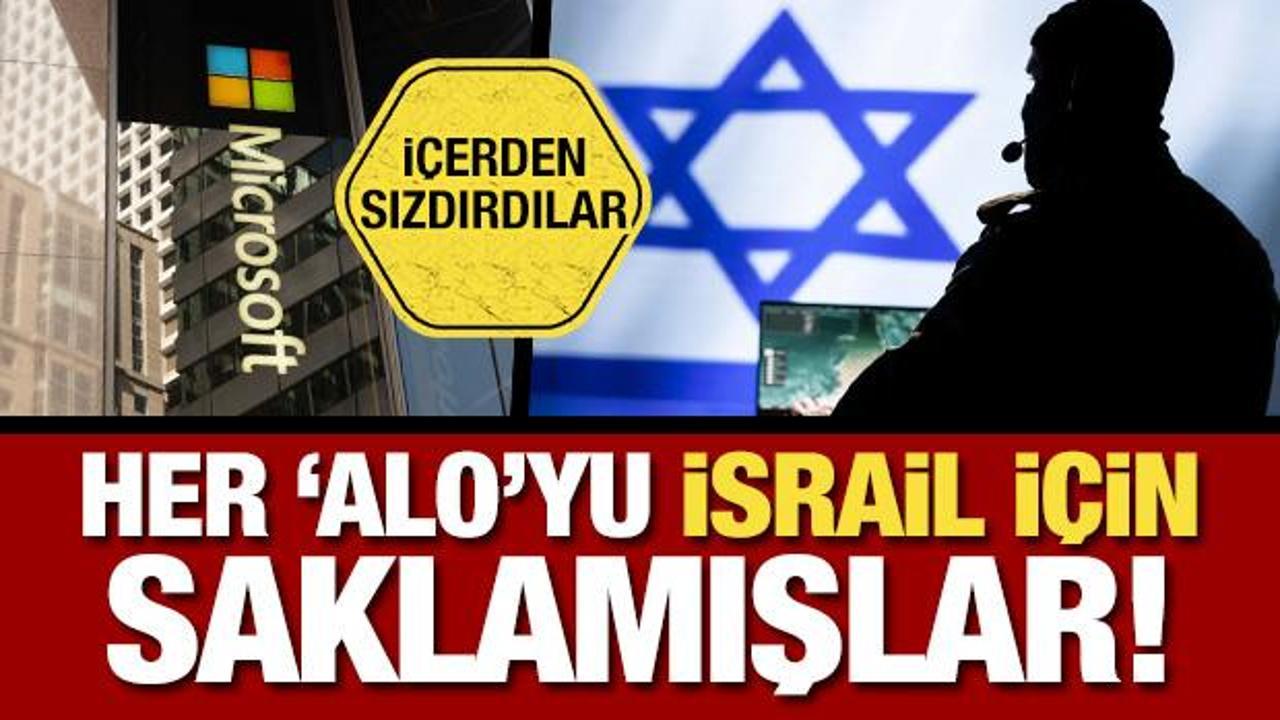 Telefondaki her ‘Alo’yu İsrail için arşivlemişler! Belgeler sızdı,Microsoft yine yakalandı