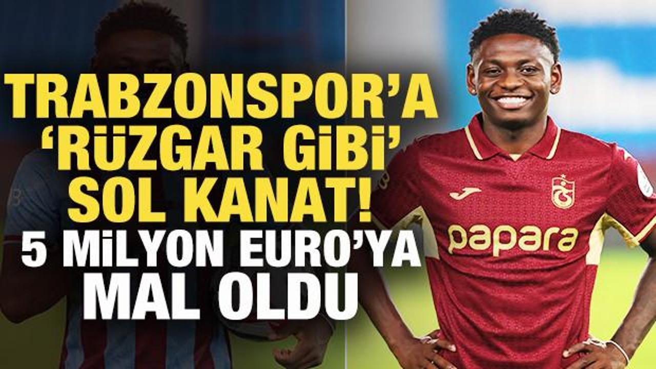 Trabzonspor, Kazeem Olaigbe'yi duyurdu! Rennes'e sözleşme fesih bedeli ödenecek