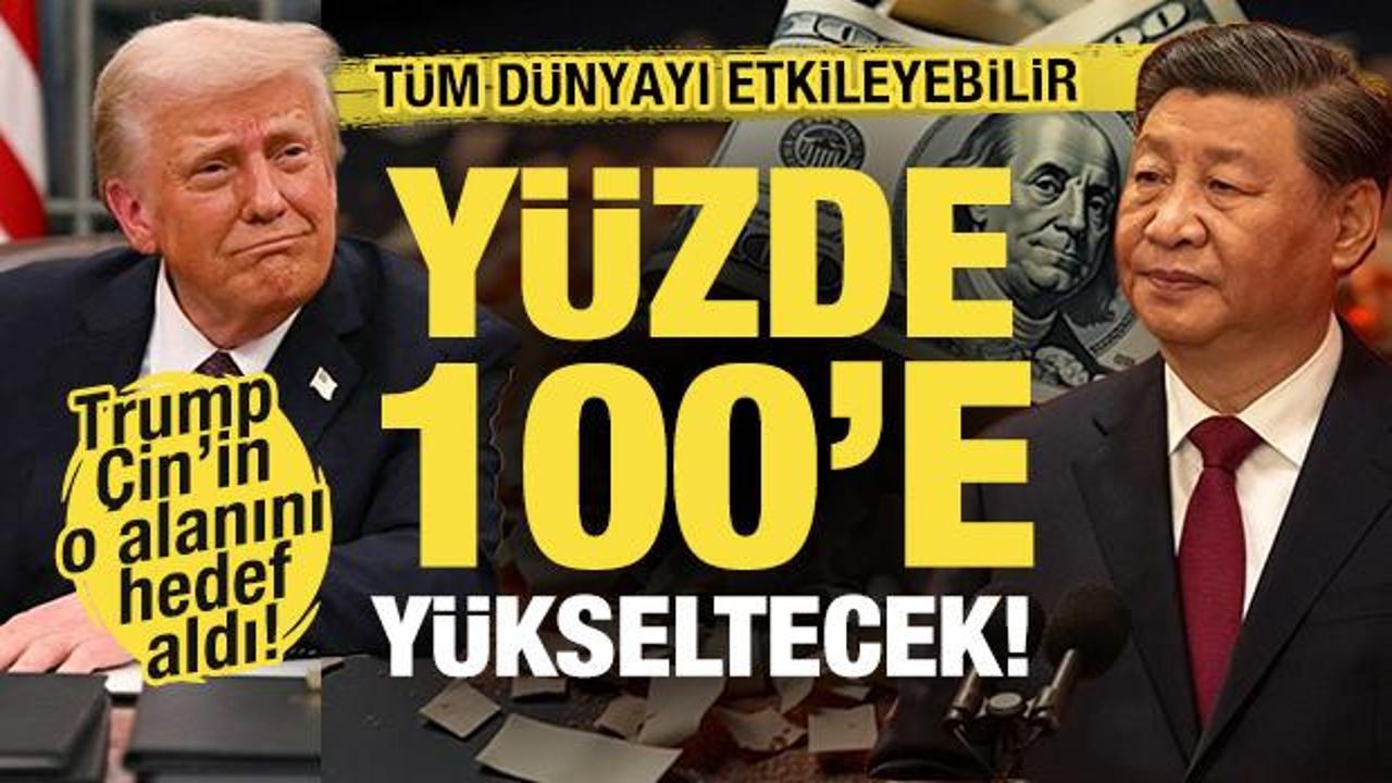 Trump durmuyor! Tüm dünyayı etkileyebilir: Çin çiplerine yüzde 100 vergi getirecek!