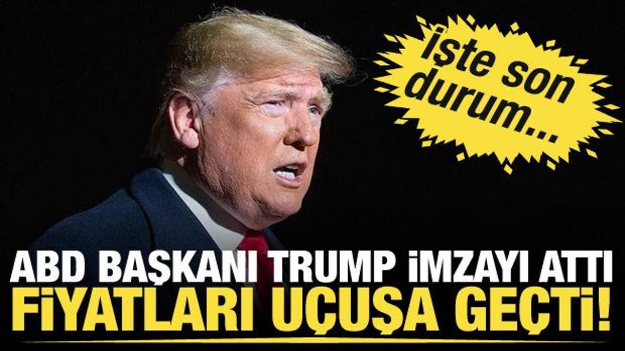 Trump imzayı attı! Kriptolar paralar yükselişe geçti...  