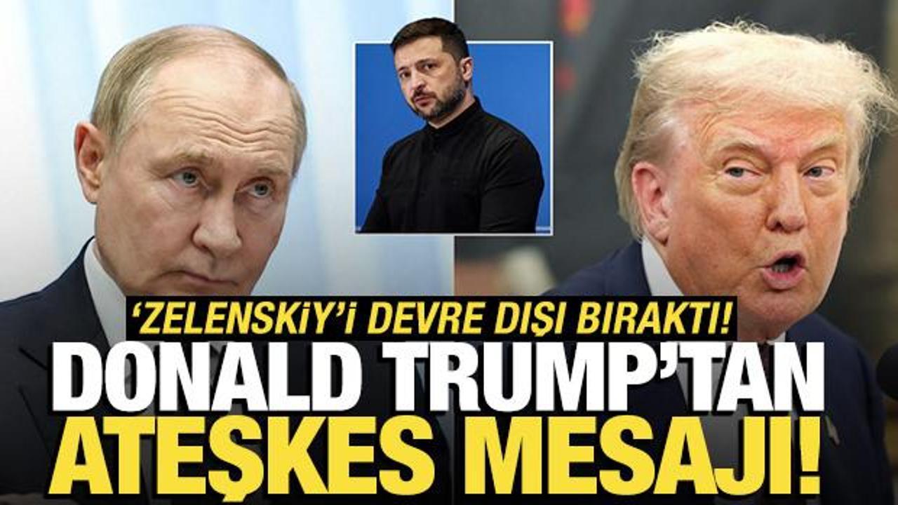 Trump'tan ateşkes açıklaması! "Putin'in Zelenskiy ile görüşmesine gerek yok"