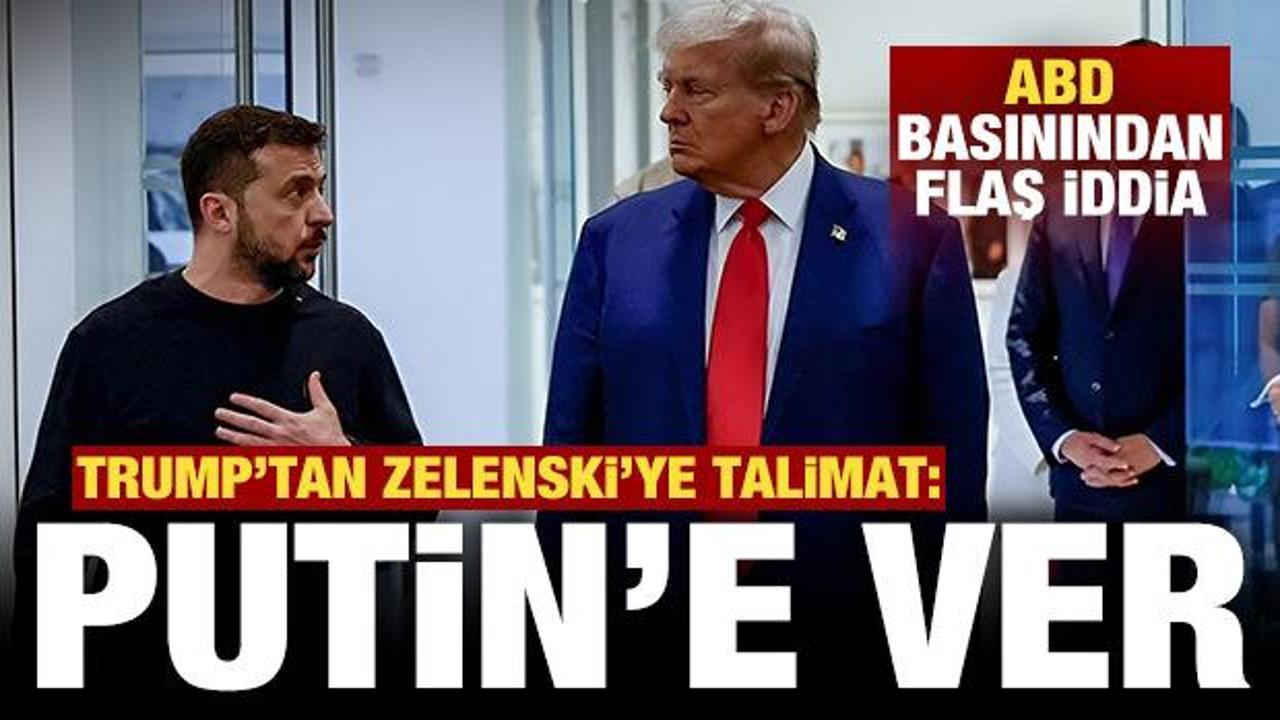ABD basınından flaş iddia! Trump'tan Zelenskiy'e talimat: Donbas&rsquo;ı Putin&rsquo;e ver