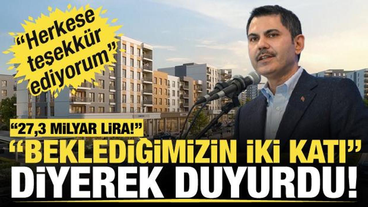 Bakan Kurum'dan "gayrimenkul sertifikası" açıklaması! 'Projemize vatandaşlarımız güvendi'