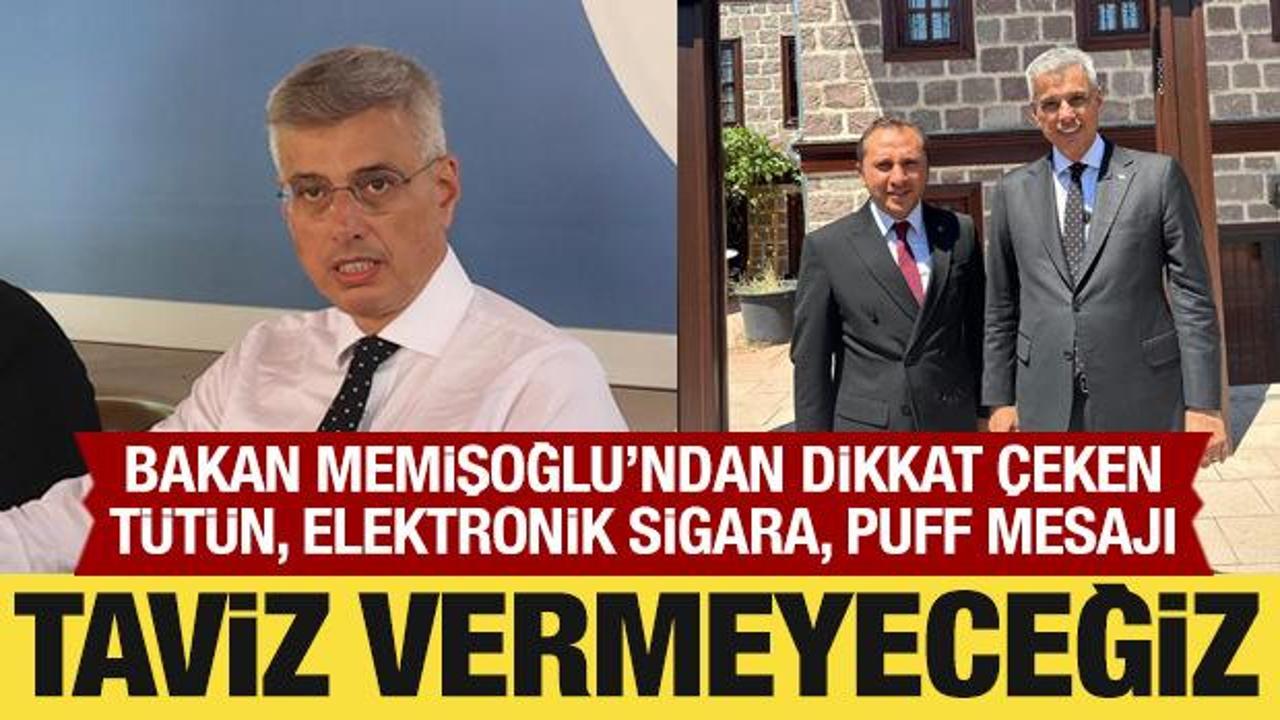 Bakan Memişoğlu'ndan dumansız T&uuml;rkiye hedefiyle ilgili a&ccedil;ıklama