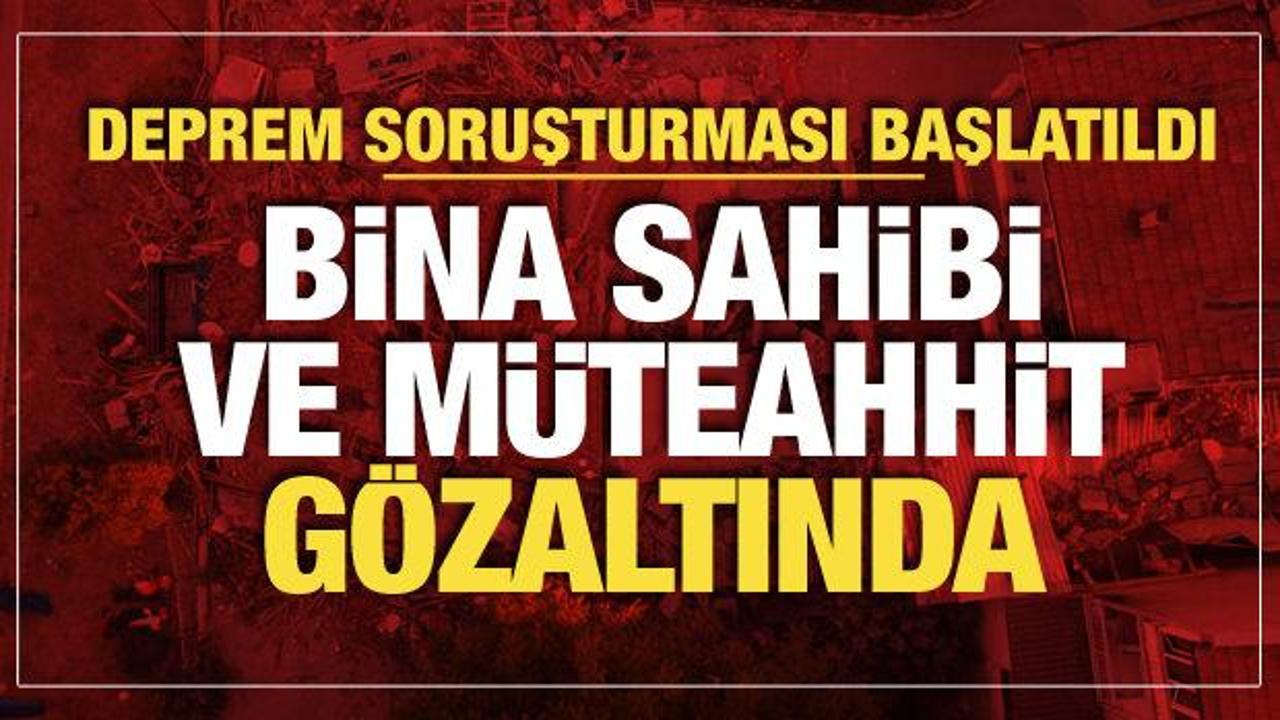 Balıkesir'de yıkılan binaya ilişkin soruşturma: Bina sahibi ve m&uuml;teahhit g&ouml;zaltında