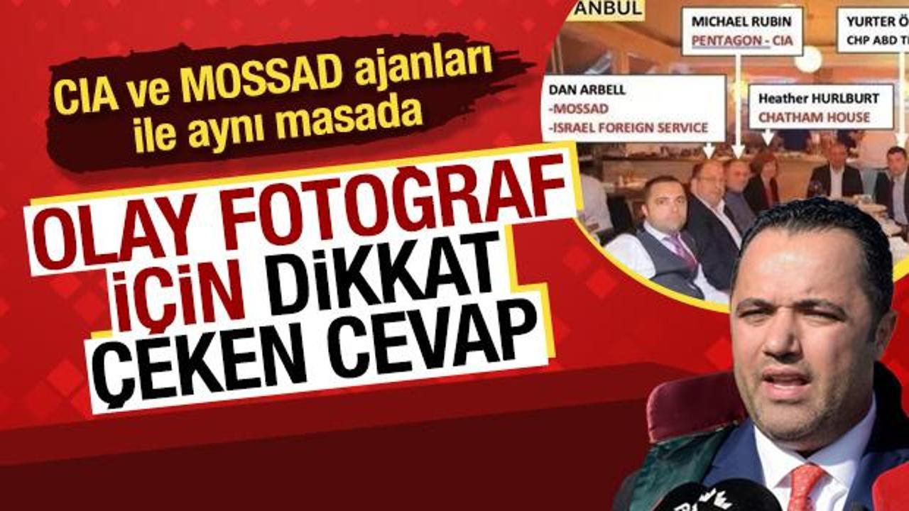 CIA ve MOSSAD ajanları ile aynı masada: Savcının sorusuna olay fotoğraf için cevap   