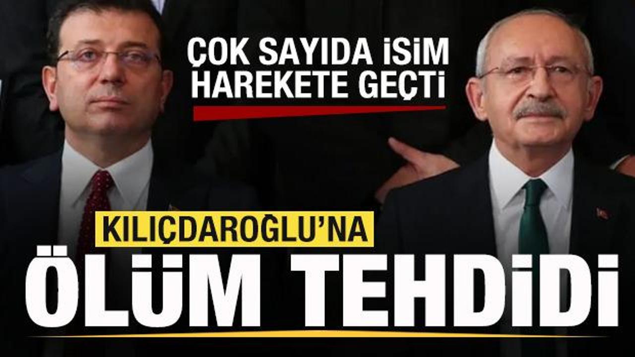 Kılı&ccedil;daroğlu'na &ouml;l&uuml;m tehdidi! &Ccedil;ok sayıda isim harekete ge&ccedil;ti