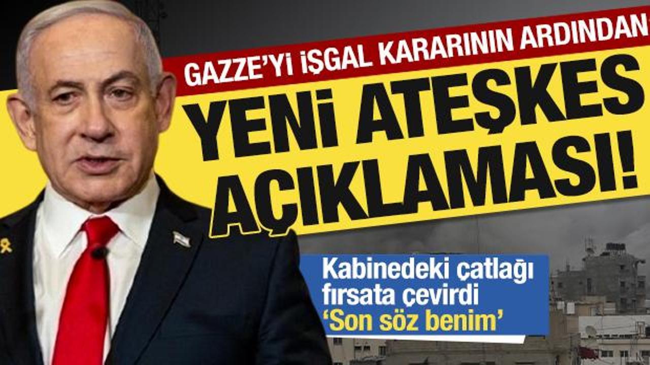 Netanyahu'dan Hamas ile 'ateşkes' açıklaması: Geride kaldı!