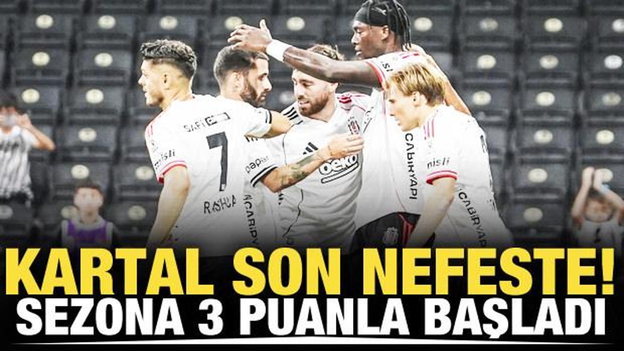 Rafa Silva sahne aldı! Kartal 90+6'da zafere uçtu