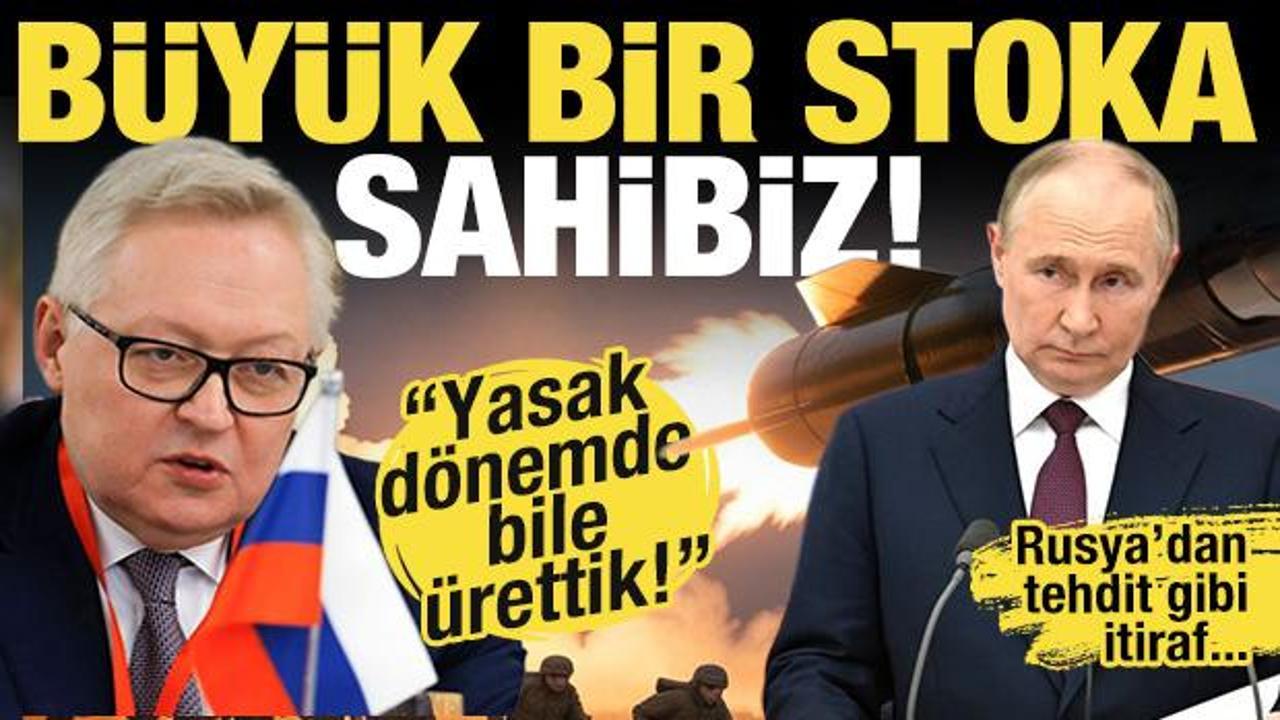 Rusya'dan tehdit gibi itiraf etti! Yasak dönemde bile ürettik: Büyük bir stoka sahibiz!