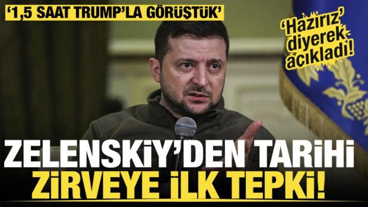 Son dakika... Zelenskiy, Trump ile g&ouml;r&uuml;şecek! 