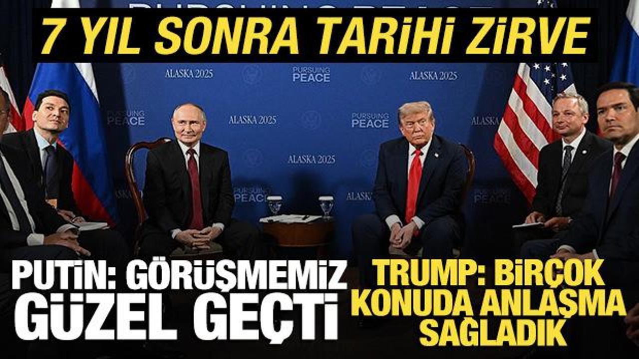 Tarihi zirve sonrası Putin ve Trump'tan son dakika açıklaması: Birçok konuda anlaştık
