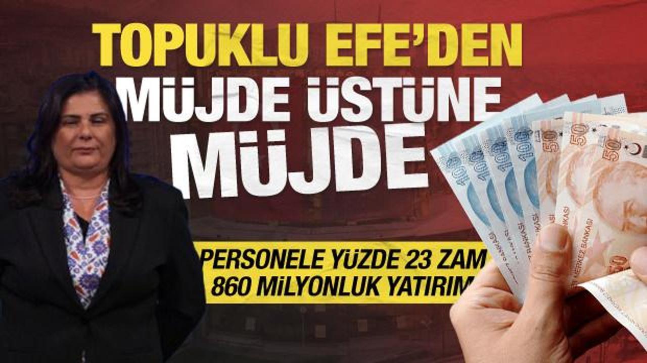 Başkan Çerçioğlu müjde üstüne müjde! Personele yüzde 23 zam, filoya 40 yeni araç