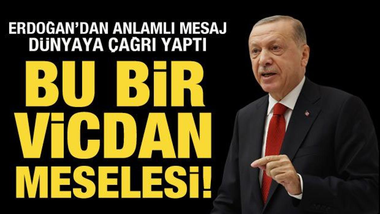 Cumhurbaşkanı Erdoğan: Daha adil bir d&uuml;nya inşa edeceğiz!