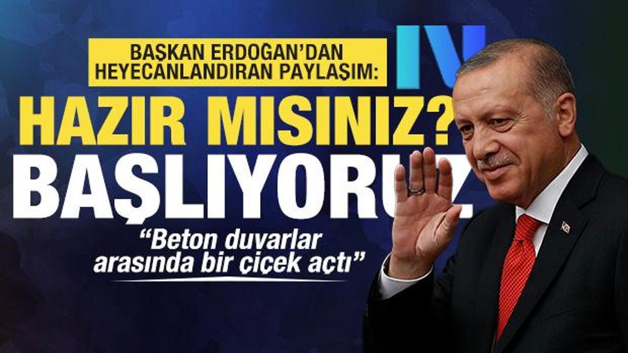 Cumhurbaşkanı Erdoğan'dan NEXT Sosyal hesabından ilk paylaşım!