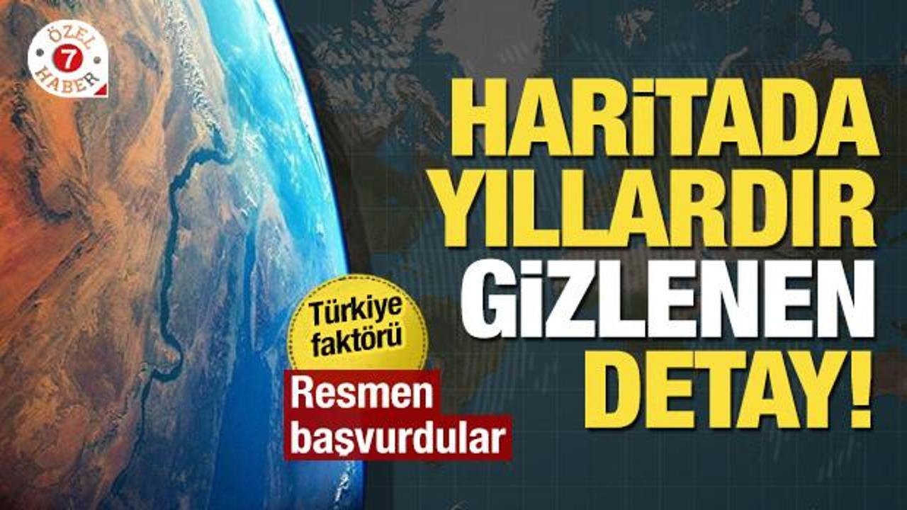 D&uuml;nya haritasında yıllardır saklanan detay! Resmen başvurdular: 'Haritalar değişsin'