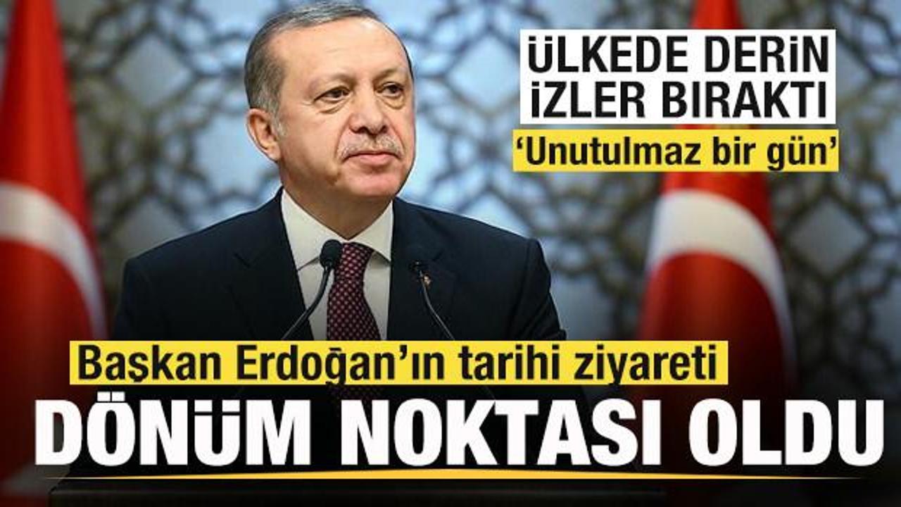 Erdoğan'ın tarihi ziyareti d&uuml;nyada d&ouml;n&uuml;m noktası oldu! &Uuml;lkede derin izler bıraktı