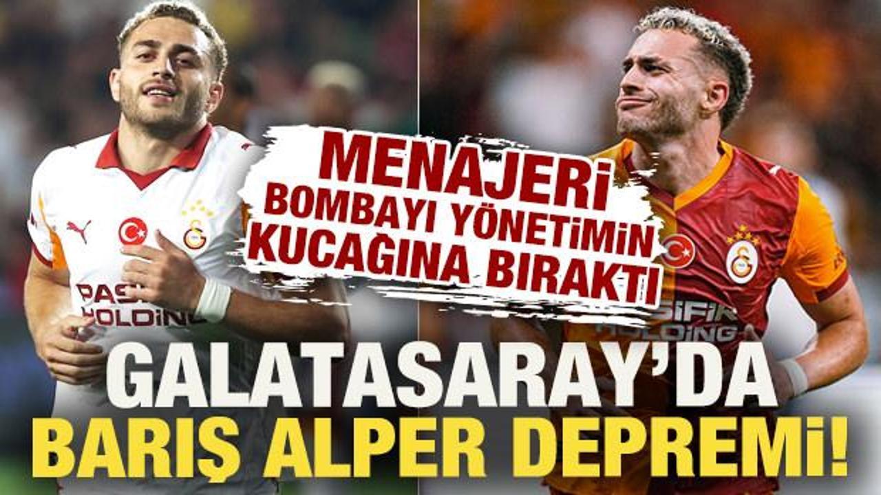 G.Saray'da Barış Alper Yılmaz depremi! Menajerinden bomba iddia: Verilen s&ouml;zler tutulmadı