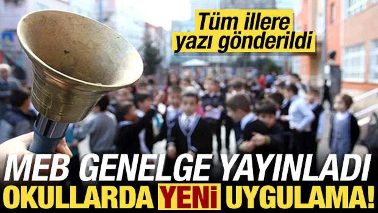 MEB genelge yayınladı! Okullarda yeni uygulama: Tüm illere yazı gönderildi