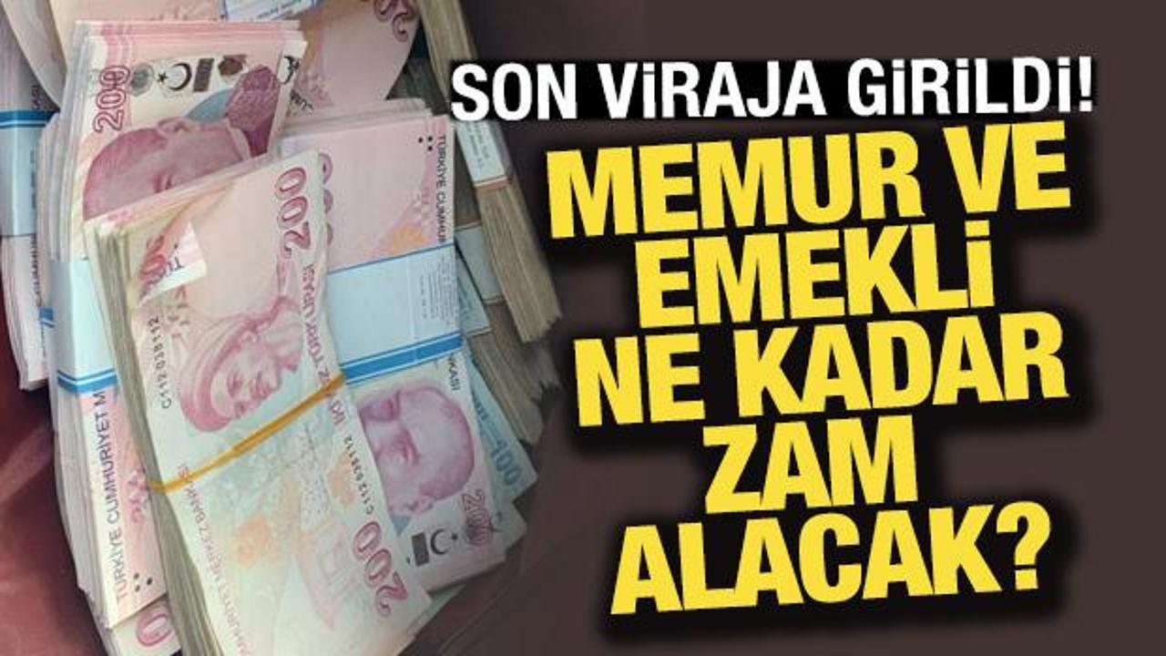  Memur ve emeklinin zam görüşmelerinde son viraj