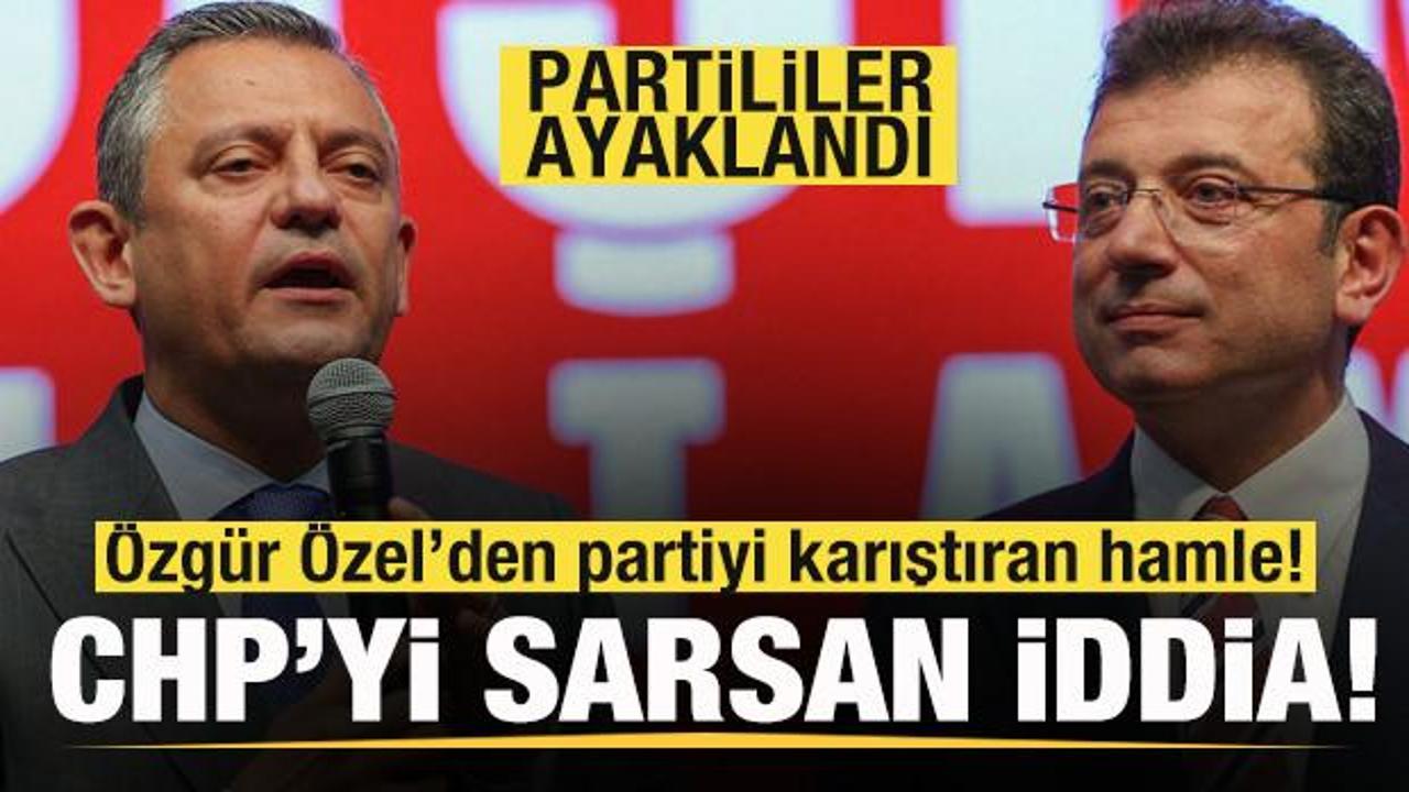 Özgür Özel'de büyük panik! CHP'yi sarsan gelişme! Partililer ayaklandı! Kavga büyüyor