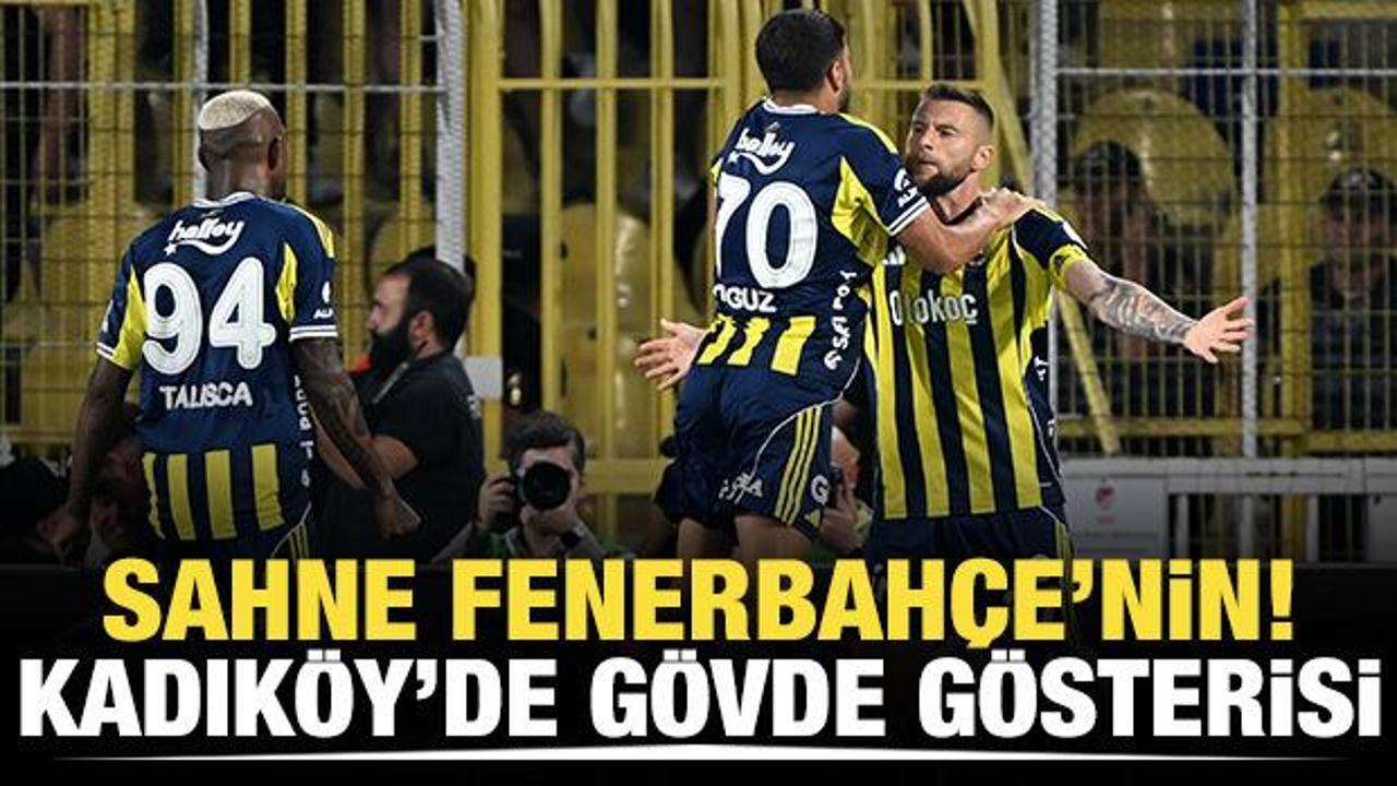 Sahne Fenerbah&ccedil;e'nin: Kadık&ouml;y'de g&ouml;vde g&ouml;sterisi