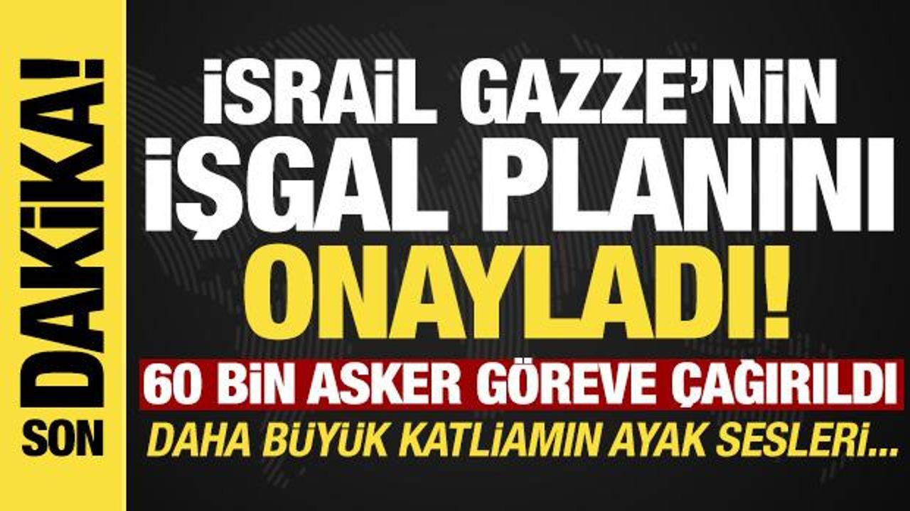 İsrail Savunma Bakanı Gazze İşgali Planını Onayladı: 60 Bin Asker Görevde Olacak!