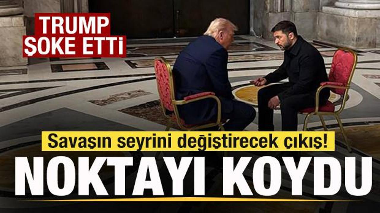 Trump şoke etti! Savaşın seyrini değiştirecek son dakika a&ccedil;ıklaması