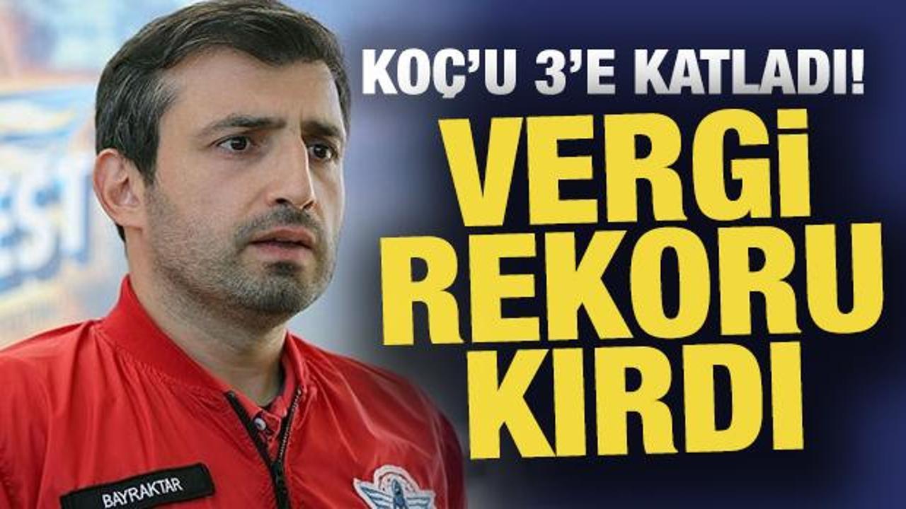 Türkiye'nin vergi rekortmeni Selçuk Bayraktar oldu