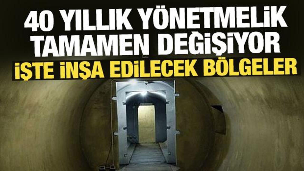 40 yıllık y&ouml;netmelik tamamen değişiyor: Millet bah&ccedil;elerinin altına sığınak inşa edilecek! 
