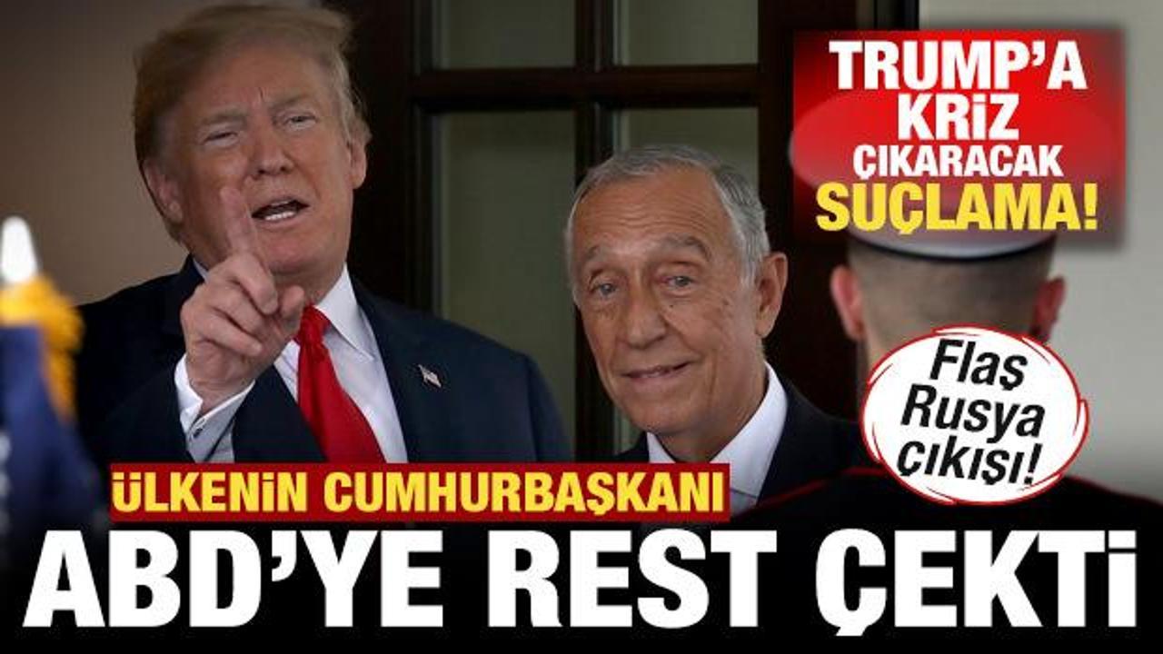 Avrupa ülkesinden son dakika Rusya çıkışı! ABD'ye rest! Trump'a kriz çıkaracak suçlama