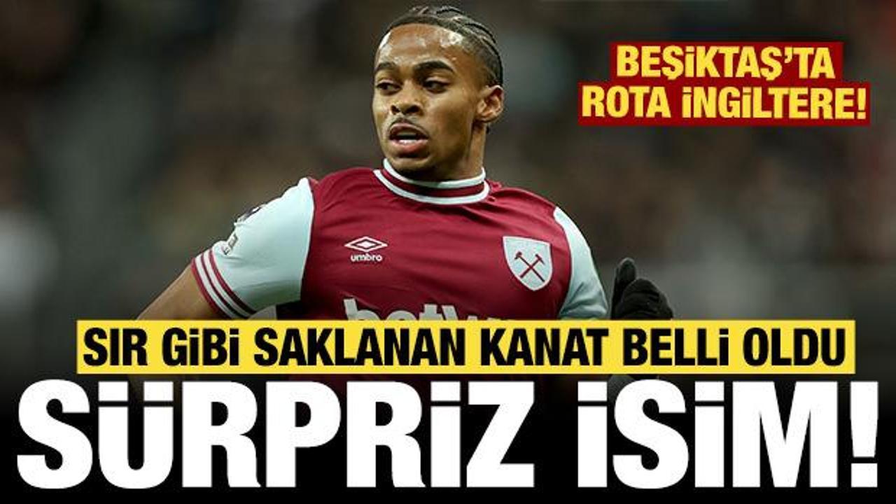 Beşiktaş'ın sır gibi sakladığı kanat transferi ortaya &ccedil;ıktı: Premier Lig'den s&uuml;rpriz isim!