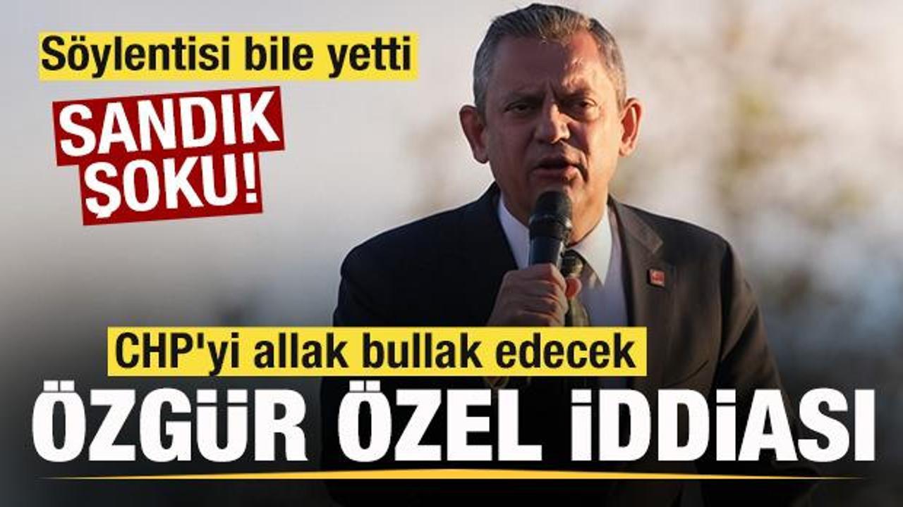 CHP'yi allak bullak edecek Özgür Özel iddiası! Söylentisi bile yetti! Sandık şoku!