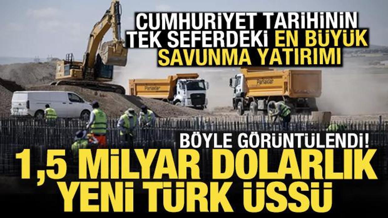 Cumhuriyet tarihinin en b&uuml;y&uuml;k savunma sanayii yatırımı g&ouml;r&uuml;nt&uuml;lendi