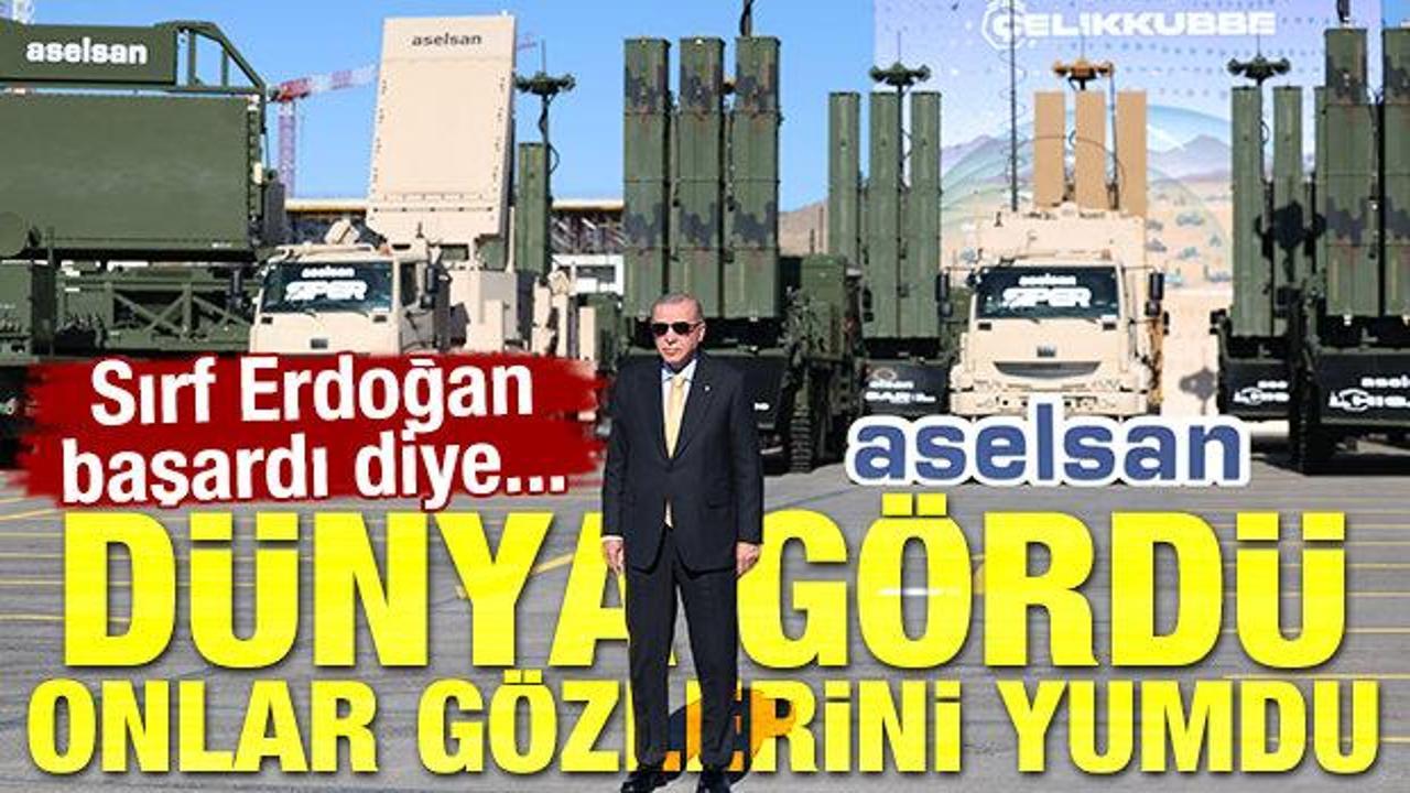 D&uuml;nya g&ouml;rd&uuml; onlar g&ouml;zlerini yumdu! Sırf Erdoğan başardı diye...