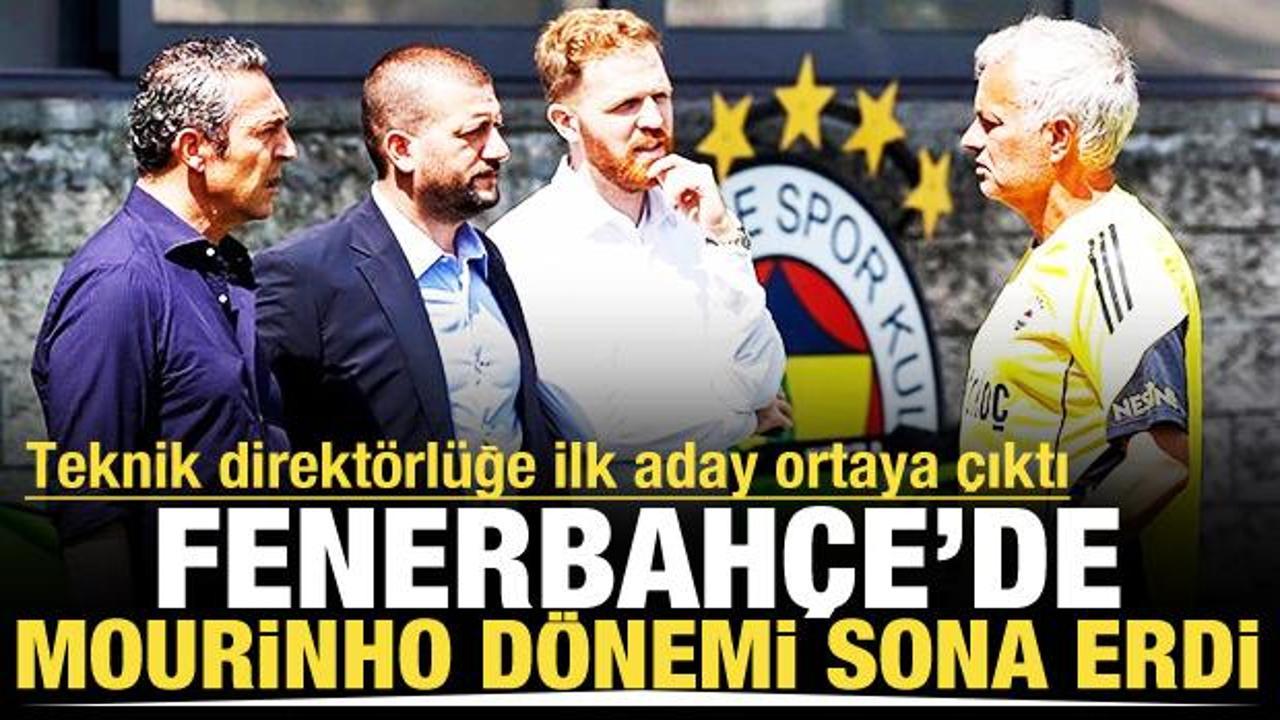 Fenerbah&ccedil;e'de Jose Mourinho d&ouml;nemi sona erdi! Teknik direkt&ouml;rl&uuml;ğe ilk aday belli oldu