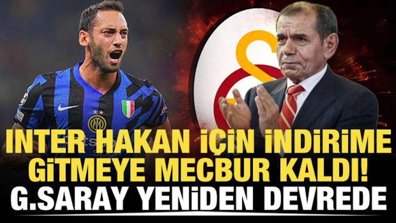 Inter, Hakan &Ccedil;alhanoğlu i&ccedil;in indirime gitmeye mecbur kaldı! Galatasaray yeniden devrede