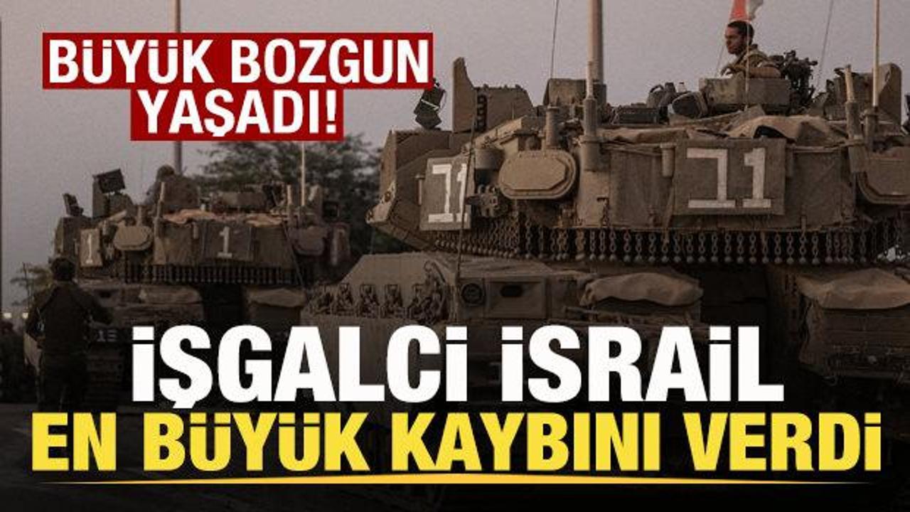 İşgalci İsrail ordusu en büyük kaybını verdi! Büyük bozgun yaşadı!