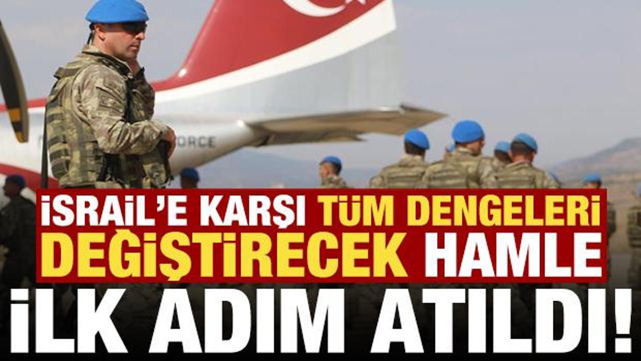 İsrail'e karşı t&uuml;m dengeleri değiştirecek hamle! İlk adım atıldı...