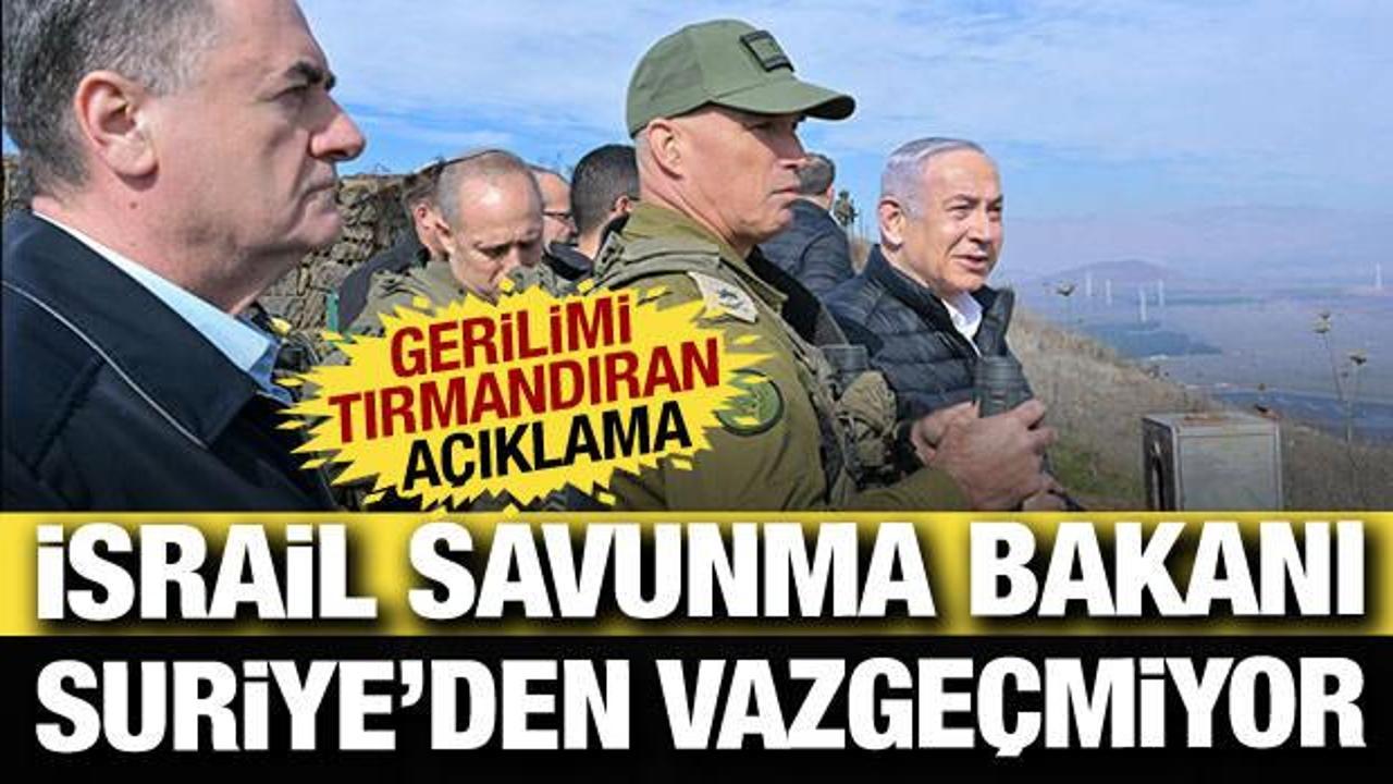 İsrailli bakandan Suriye açıklaması! "Vaadedilmiş Topraklar" vizyonu için işgal ediliyor