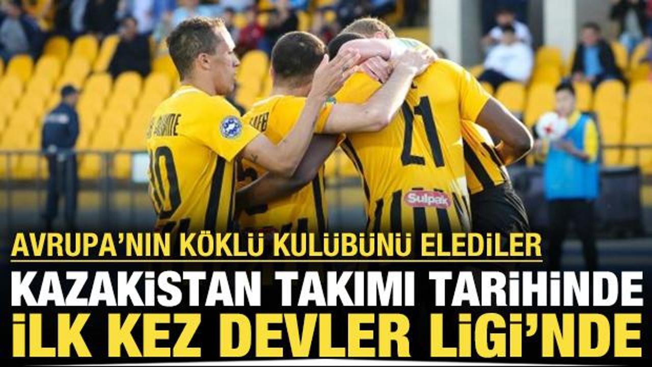 Kazakistan takımı ilk kez Şampiyonlar Ligi'nde! Avrupa devini eledi
